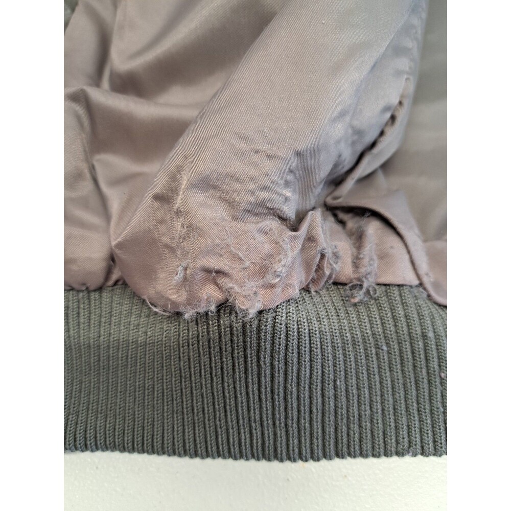 Vintage Members Only Men’s Leather Jacket Size 40 Gray - Picture 15 of 15